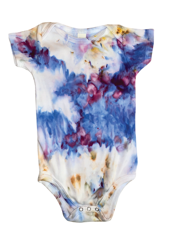 Wildflower Onesie 6-12 Months - Where Yoga Peace Meets Seaside Adventure! πΈπΆπ